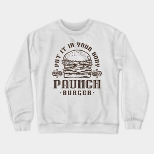 Paunch Burger Crewneck Sweatshirt